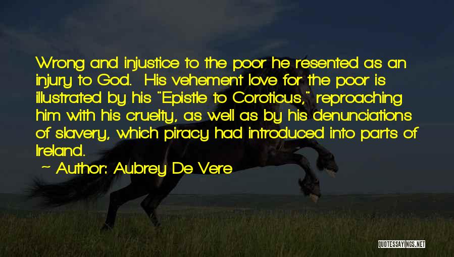 Epistle Quotes By Aubrey De Vere