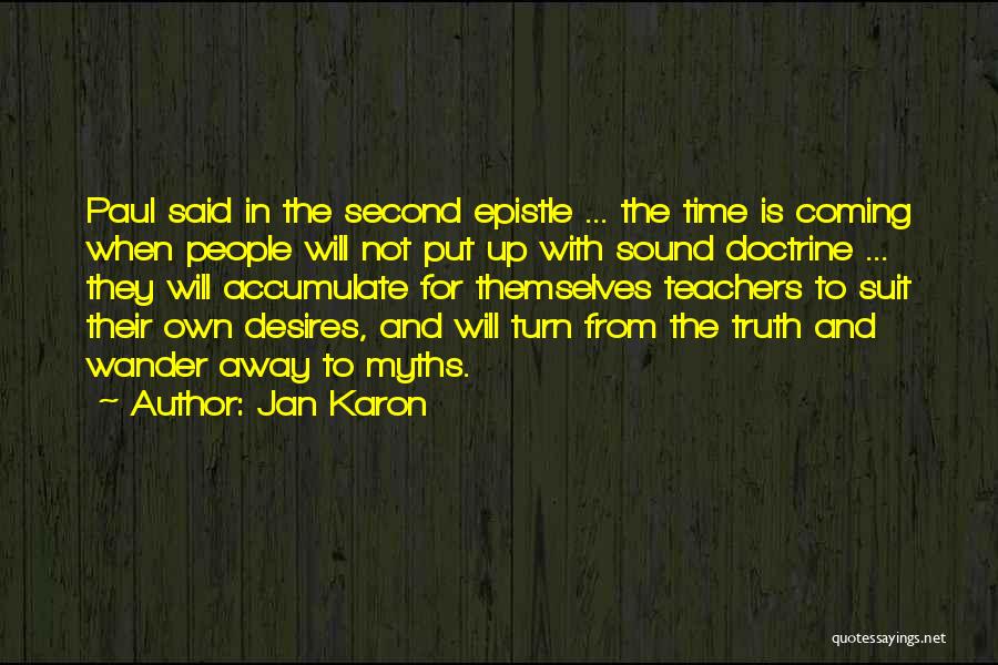 Epistle Quotes By Jan Karon