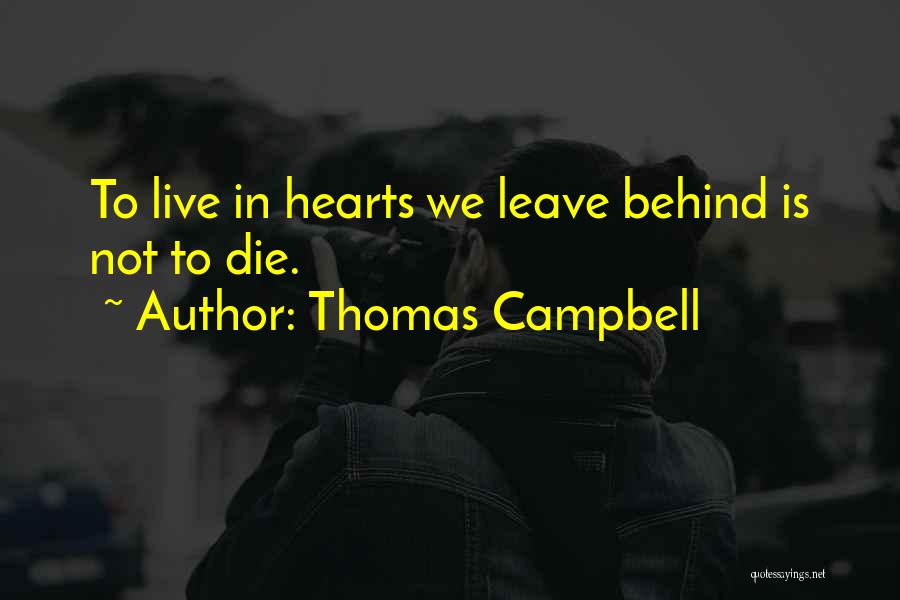 Epitaph Quotes By Thomas Campbell