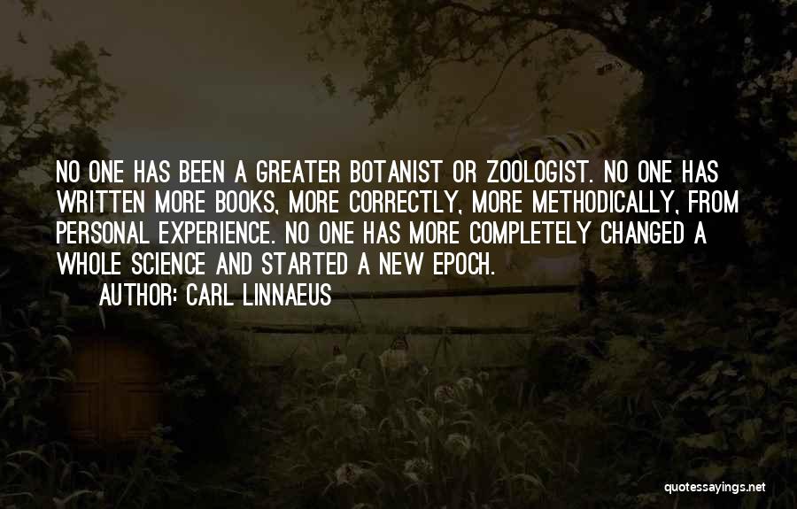 Epoch Quotes By Carl Linnaeus