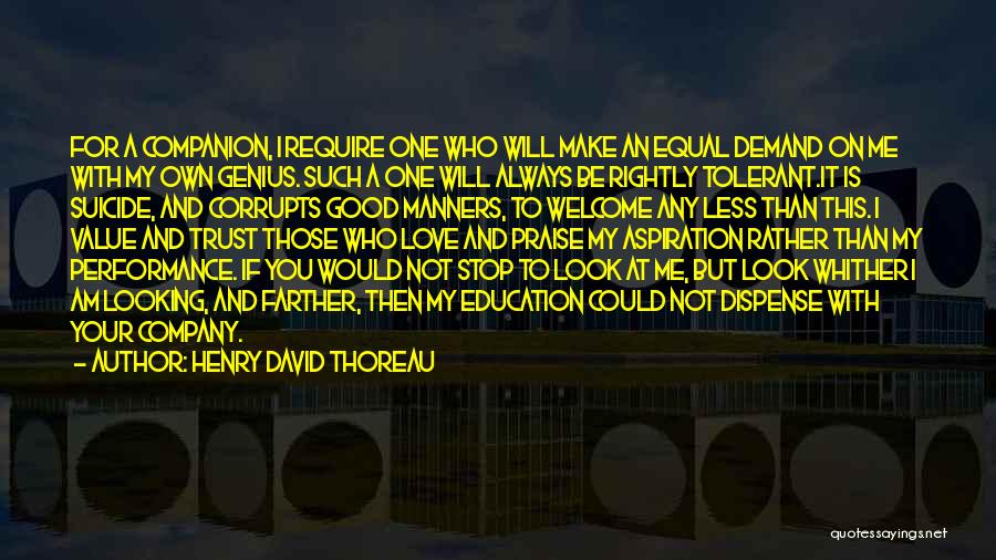 Equal Education For All Quotes By Henry David Thoreau