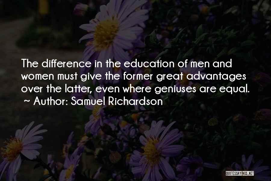 Equal Education For All Quotes By Samuel Richardson