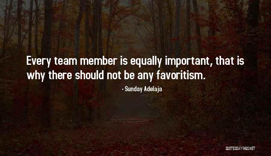Equal Importance Quotes By Sunday Adelaja Equal Importance Quotes By Sunday Adelaja