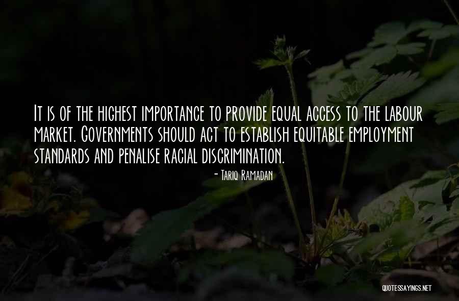 Equal Importance Quotes By Tariq Ramadan Equal Importance Quotes By Tariq Ramadan