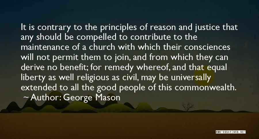 Equal Justice For All Quotes By George Mason