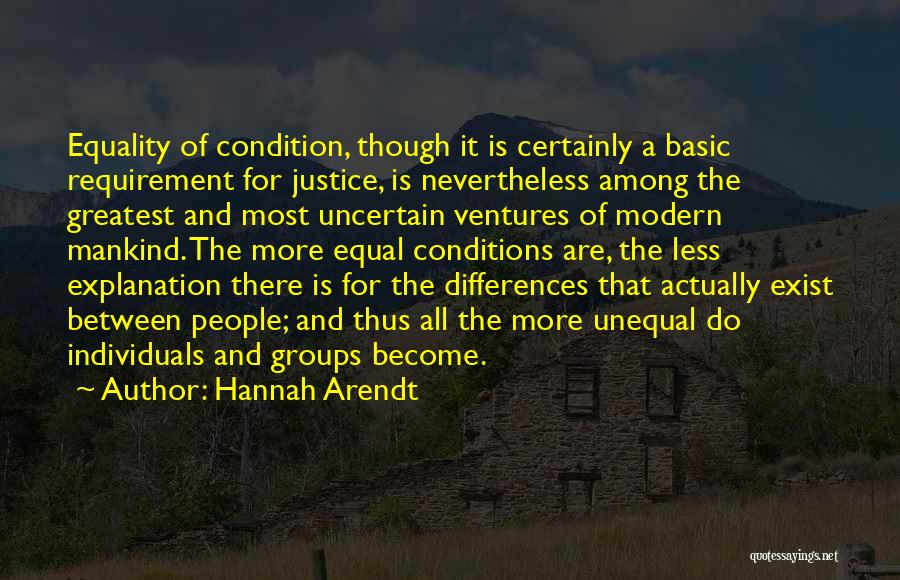 Equal Justice For All Quotes By Hannah Arendt