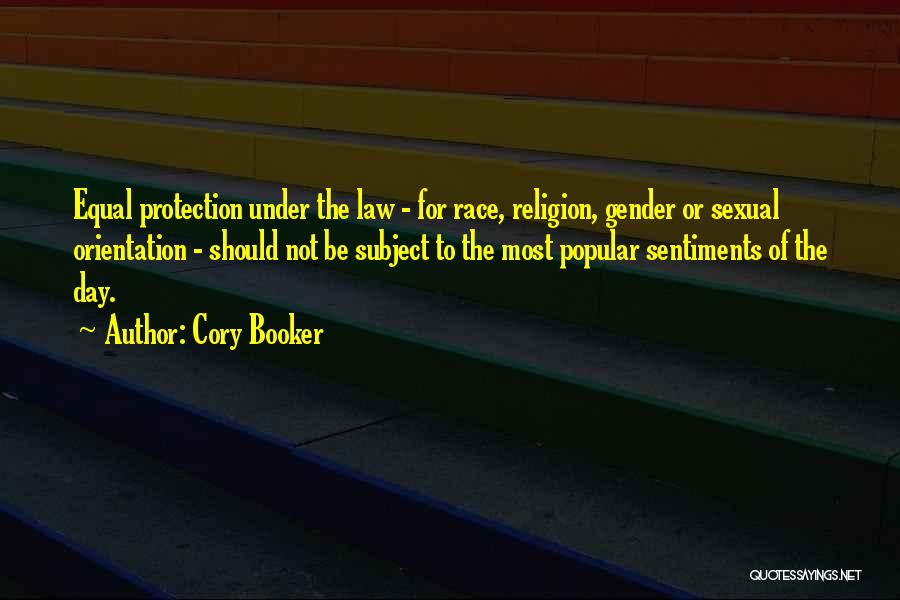 Equal Race Quotes By Cory Booker
