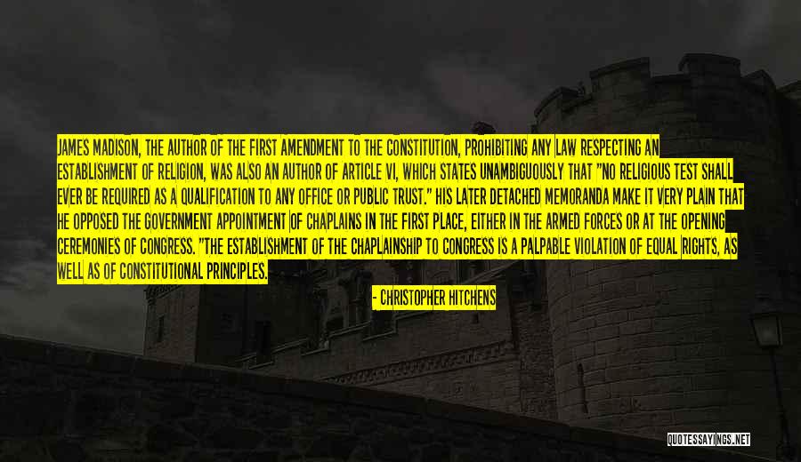 Equal Rights Amendment Quotes By Christopher Hitchens Equal Rights Amendment Quotes By Christopher Hitchens