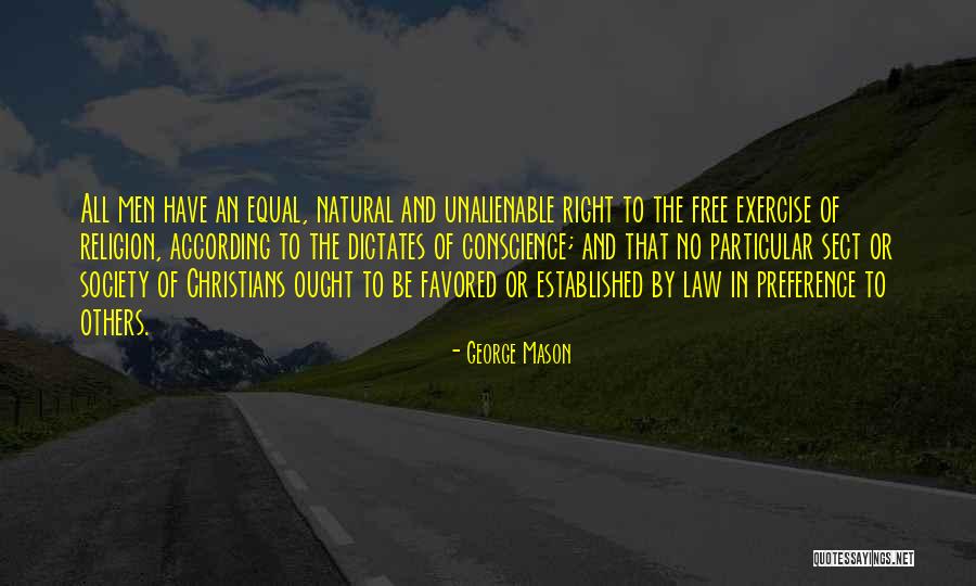 Equal Society Quotes By George Mason Equal Society Quotes By George Mason