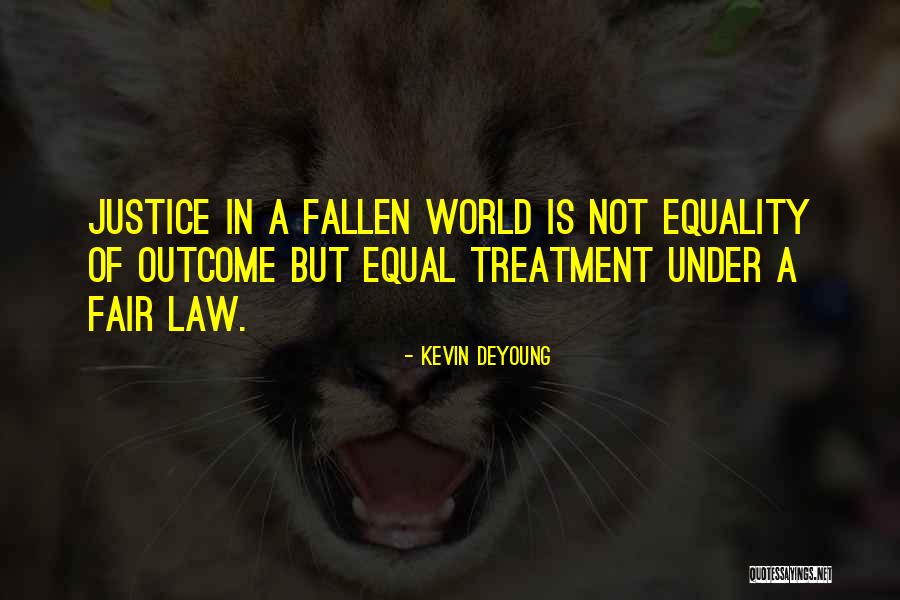 Equal Treatment Quotes By Kevin DeYoung