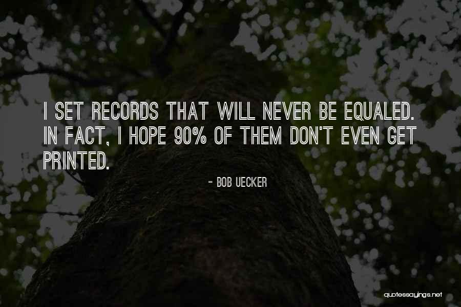 Equaled Quotes By Bob Uecker Equaled Quotes By Bob Uecker