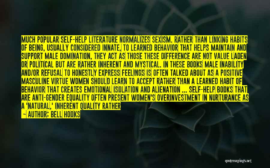 Equality Gender Quotes By Bell Hooks