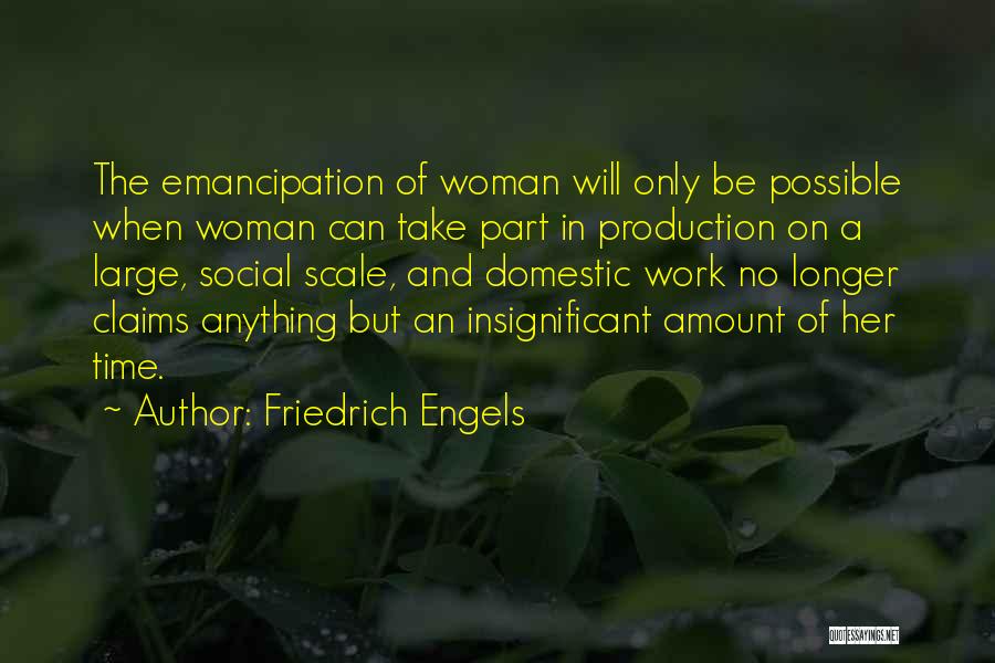 Equality Gender Quotes By Friedrich Engels