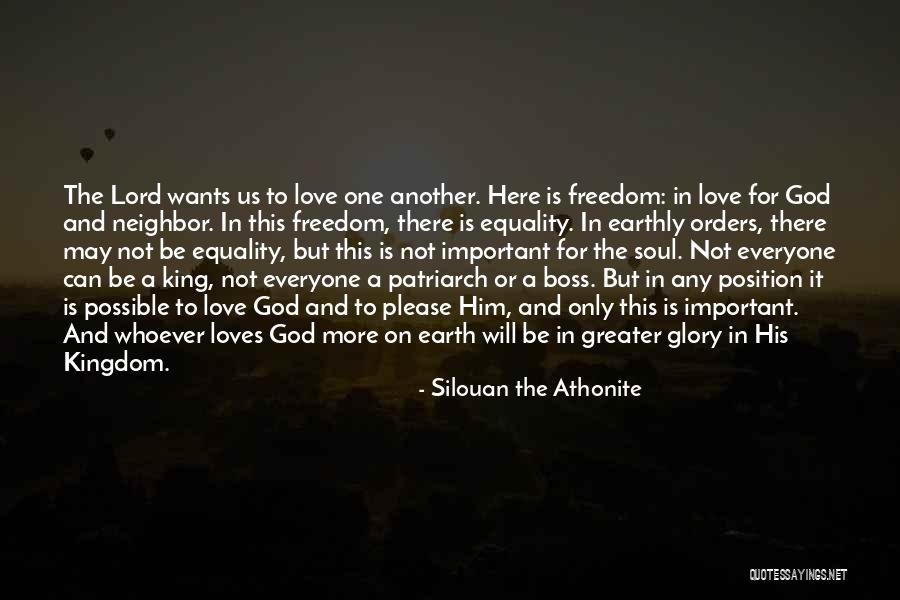 Equality In Love Quotes By Silouan The Athonite Equality In Love Quotes By Silouan The Athonite