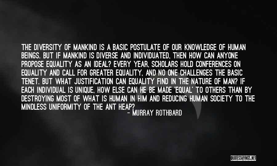 Equality In Society Quotes By Murray Rothbard