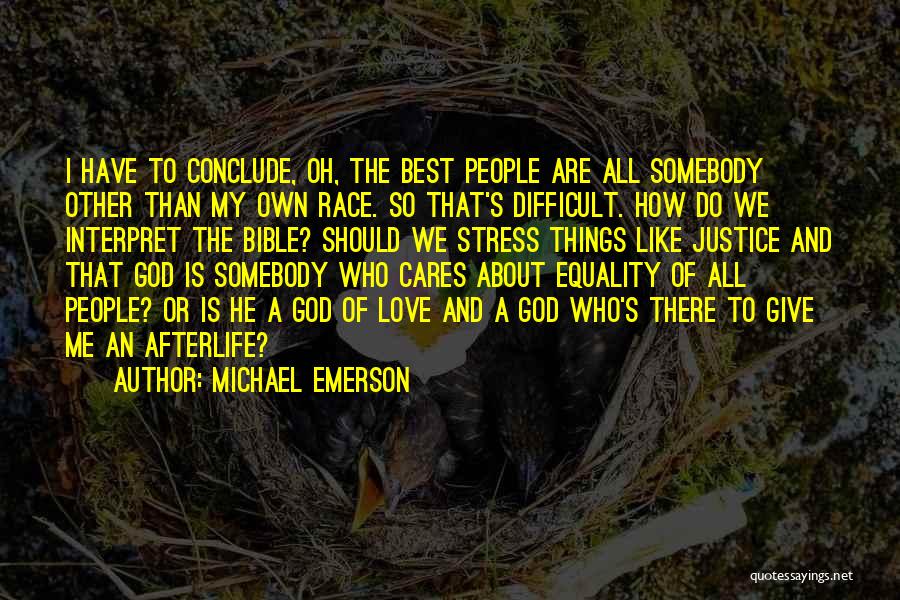 Equality In The Bible Quotes By Michael Emerson