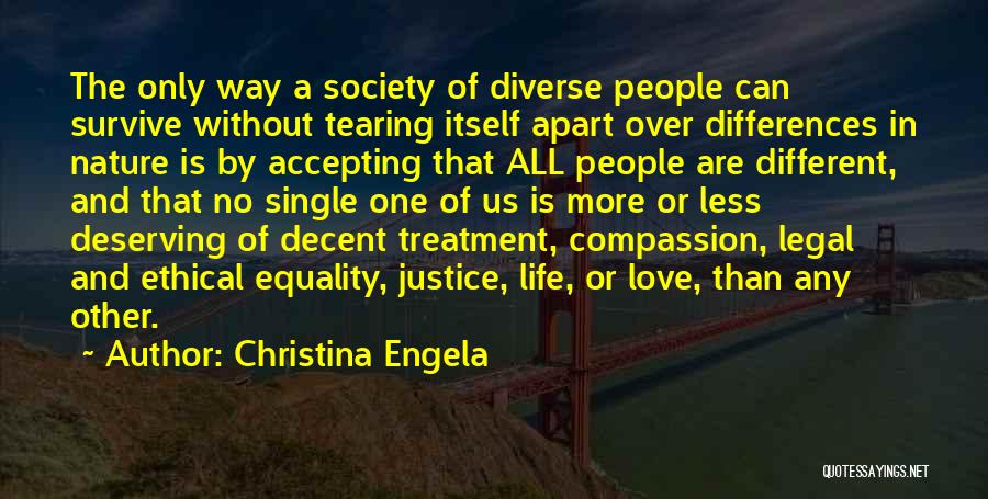 Equality Love Quotes By Christina Engela