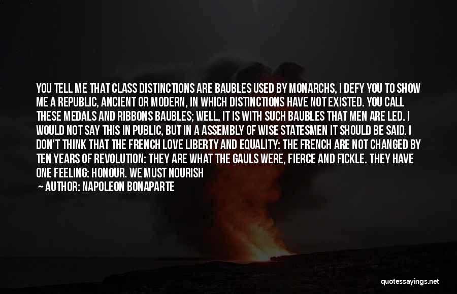 Equality Love Quotes By Napoleon Bonaparte