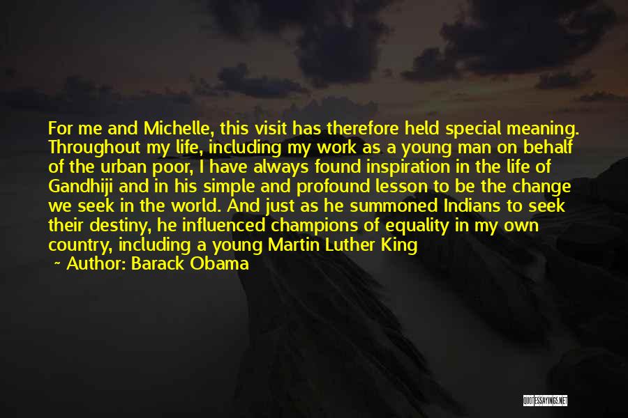 Equality Martin Luther King Quotes By Barack Obama