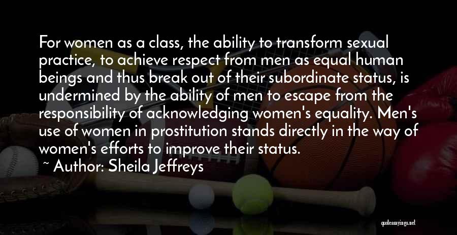 Equality Of Human Beings Quotes By Sheila Jeffreys