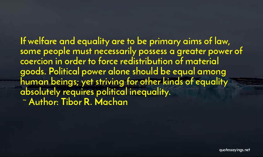 Equality Of Human Beings Quotes By Tibor R. Machan