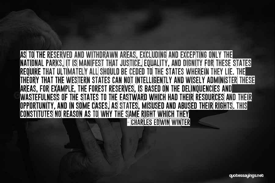 Equality Of Opportunity Quotes By Charles Edwin Winter Equality Of Opportunity Quotes By Charles Edwin Winter