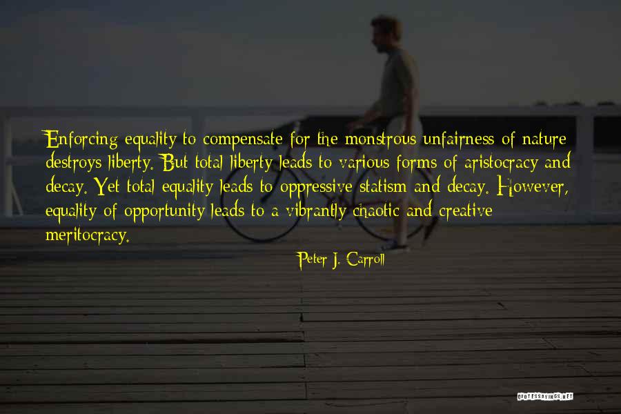 Equality Of Opportunity Quotes By Peter J. Carroll Equality Of Opportunity Quotes By Peter J. Carroll