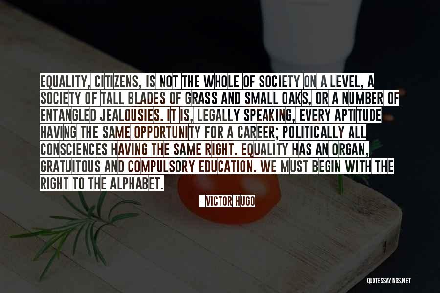 Equality To Opportunity Quotes By Victor Hugo Equality To Opportunity Quotes By Victor Hugo