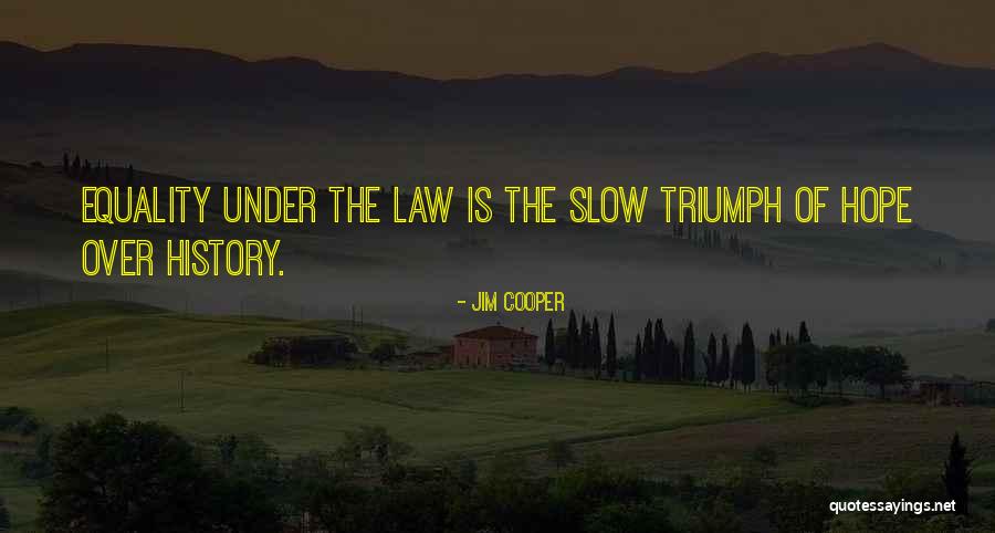 Equality Under The Law Quotes By Jim Cooper Equality Under The Law Quotes By Jim Cooper