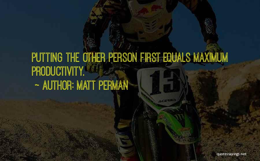 Equals Quotes By Matt Perman