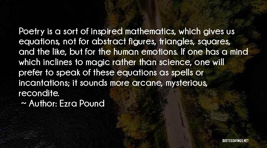 Equations Quotes By Ezra Pound
