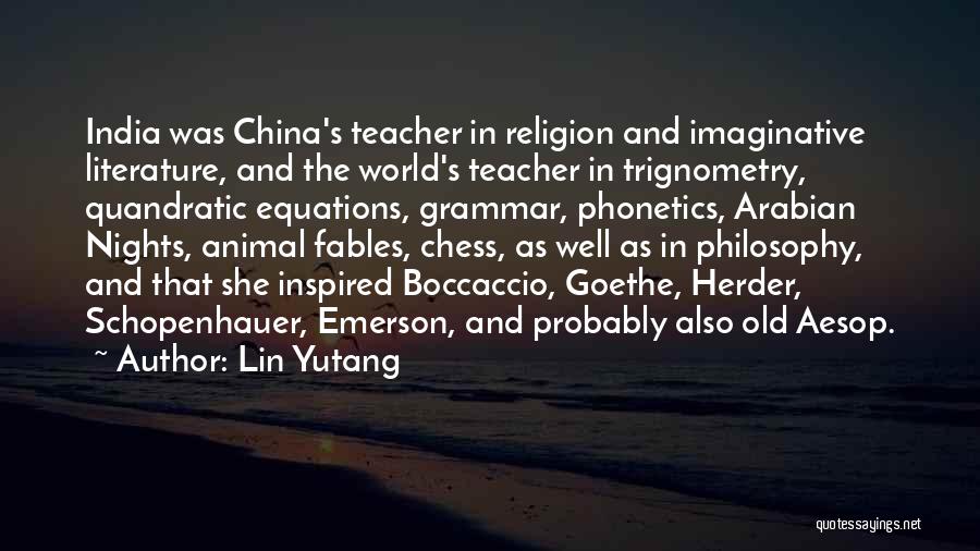 Equations Quotes By Lin Yutang