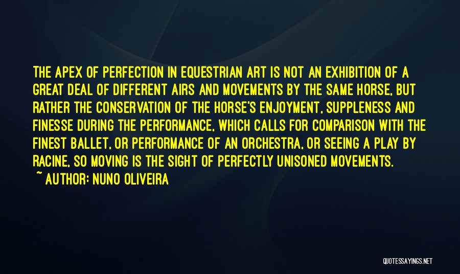 Equestrian Quotes By Nuno Oliveira