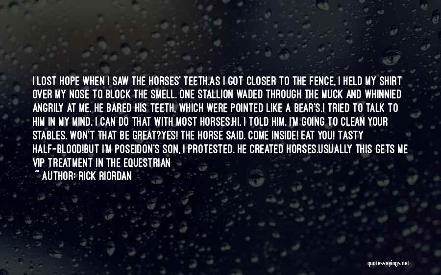 Equestrian Quotes By Rick Riordan