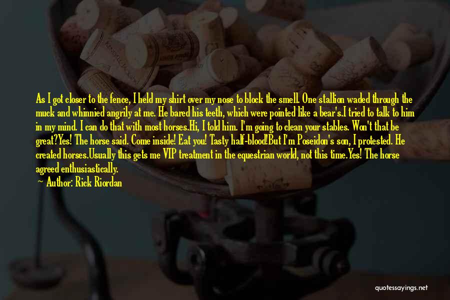 Equestrian Quotes By Rick Riordan