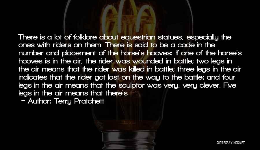 Equestrian Quotes By Terry Pratchett