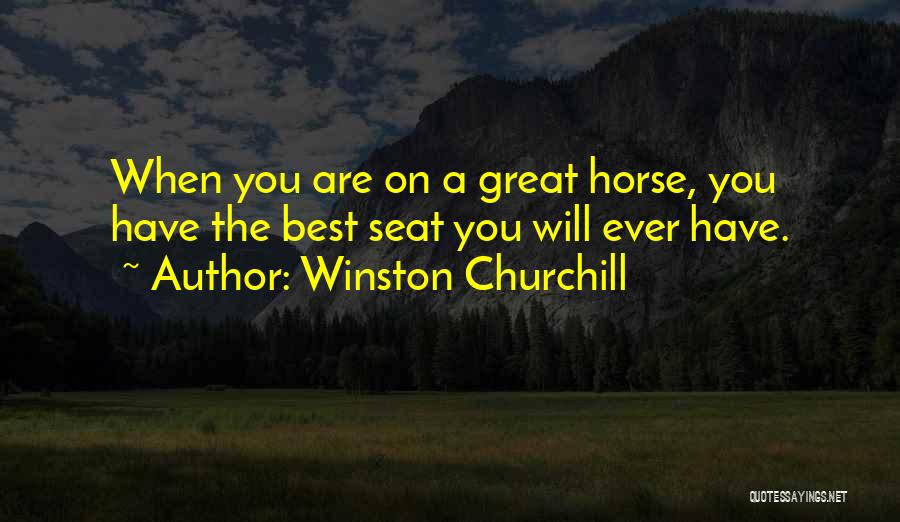 Equestrian Quotes By Winston Churchill