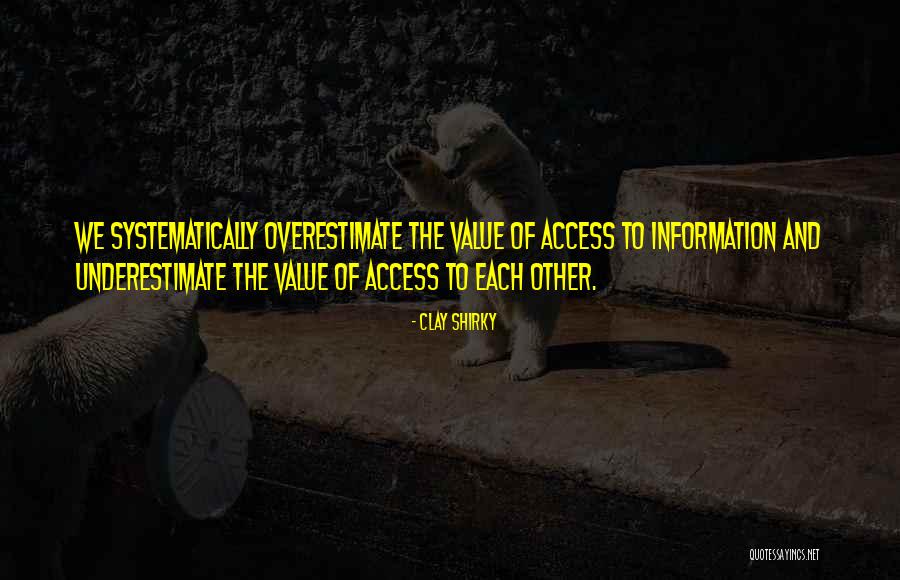 Equinox Gym Quotes By Clay Shirky Equinox Gym Quotes By Clay Shirky
