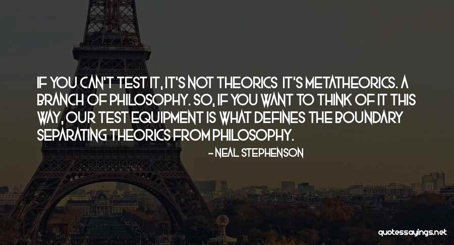 Equipment Quotes By Neal Stephenson