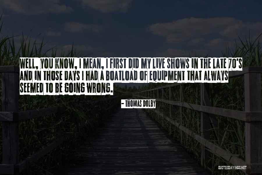 Equipment Quotes By Thomas Dolby Equipment Quotes By Thomas Dolby
