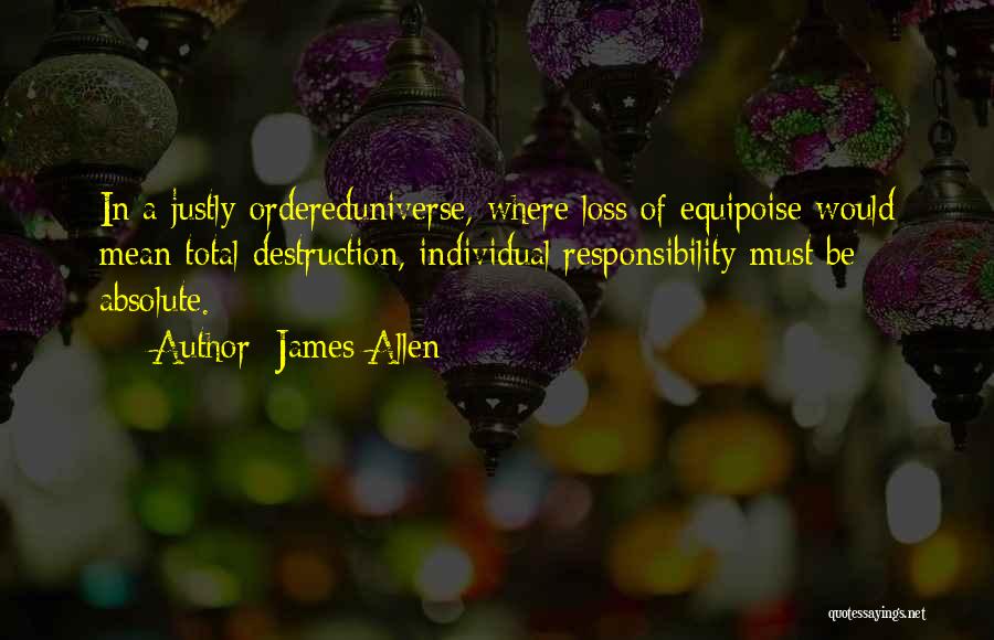 Equipoise Quotes By James Allen