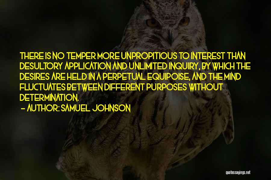 Equipoise Quotes By Samuel Johnson