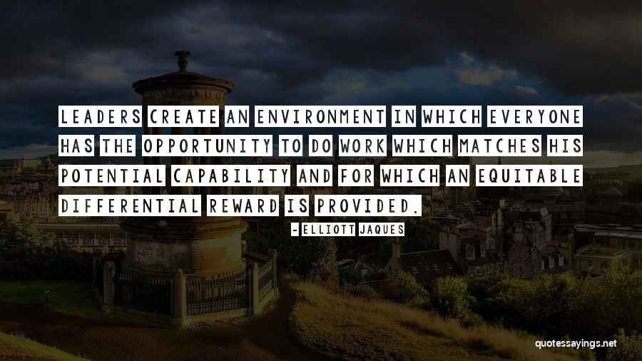 Equitable Leadership Quotes By Elliott Jaques Equitable Leadership Quotes By Elliott Jaques