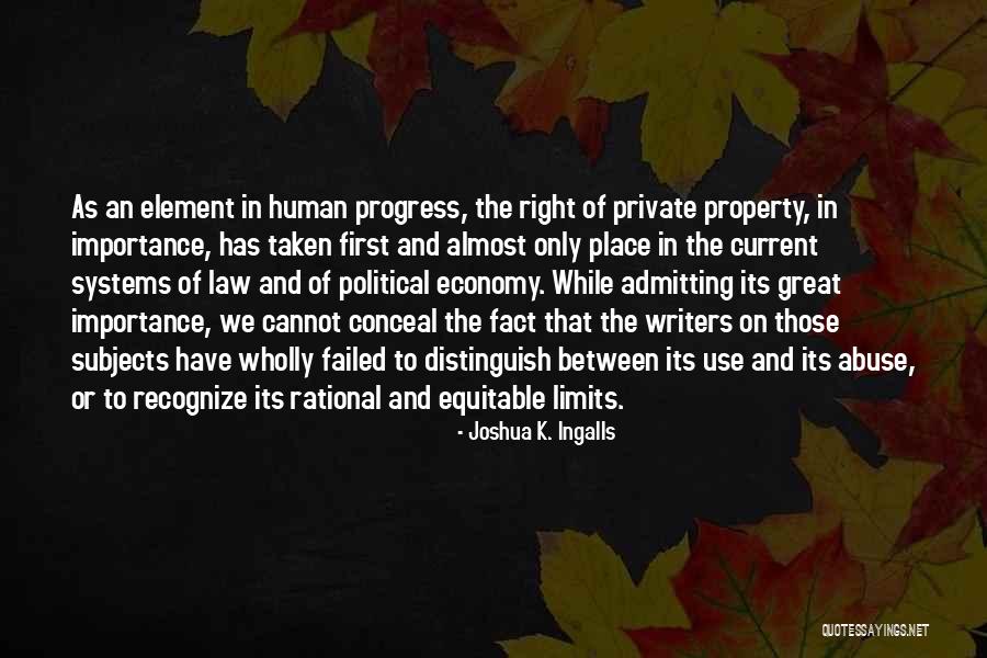 Equitable Quotes By Joshua K. Ingalls Equitable Quotes By Joshua K. Ingalls