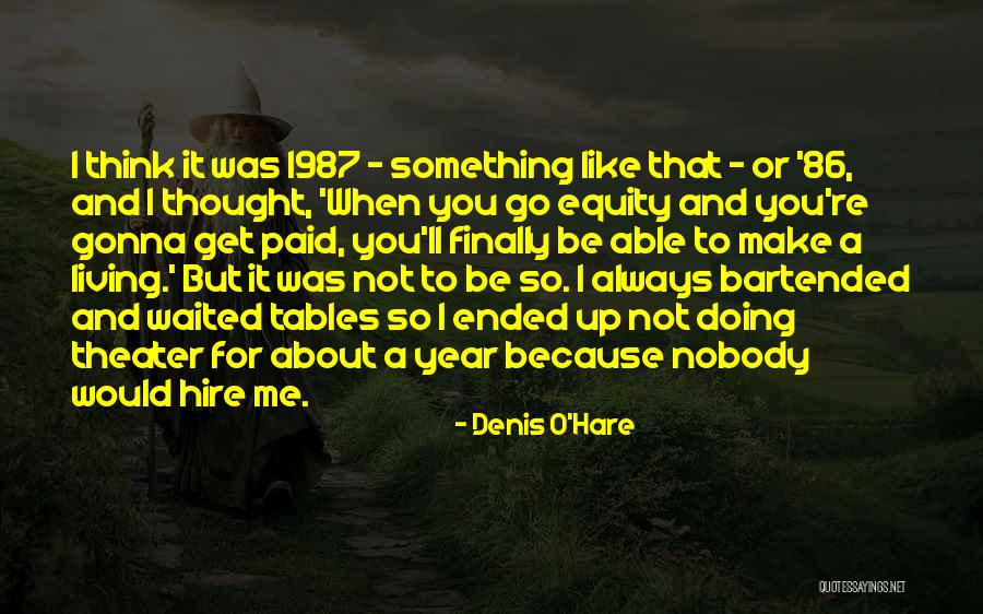 Equity Quotes By Denis O'Hare