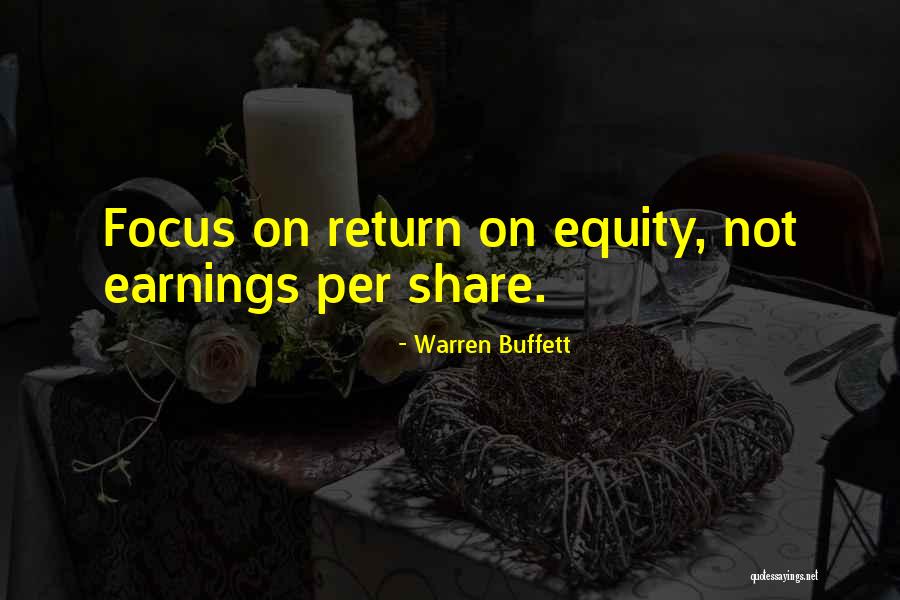 Equity Quotes By Warren Buffett