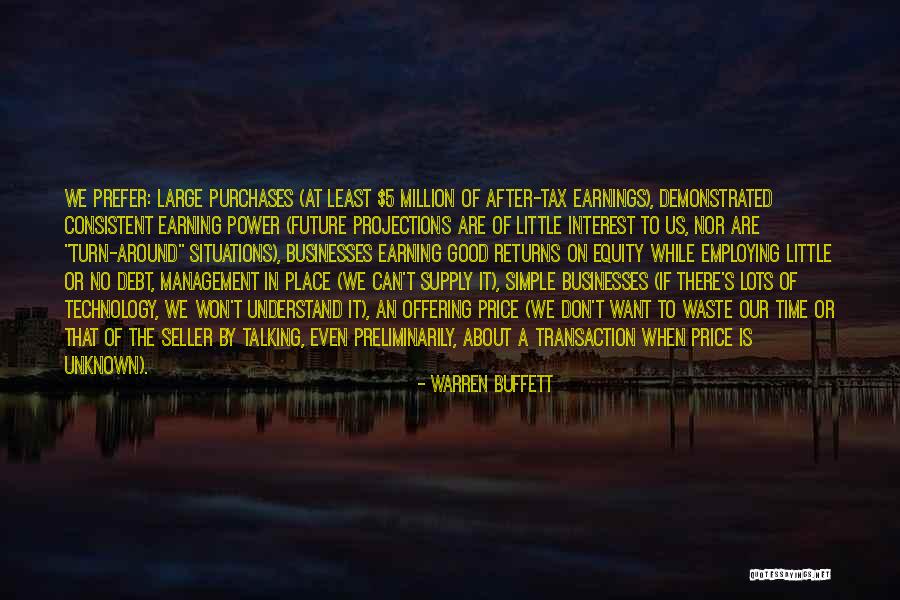 Equity Quotes By Warren Buffett