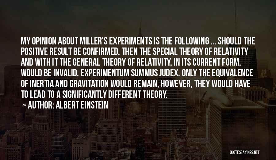 Equivalence Quotes By Albert Einstein