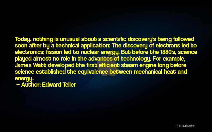 Equivalence Quotes By Edward Teller