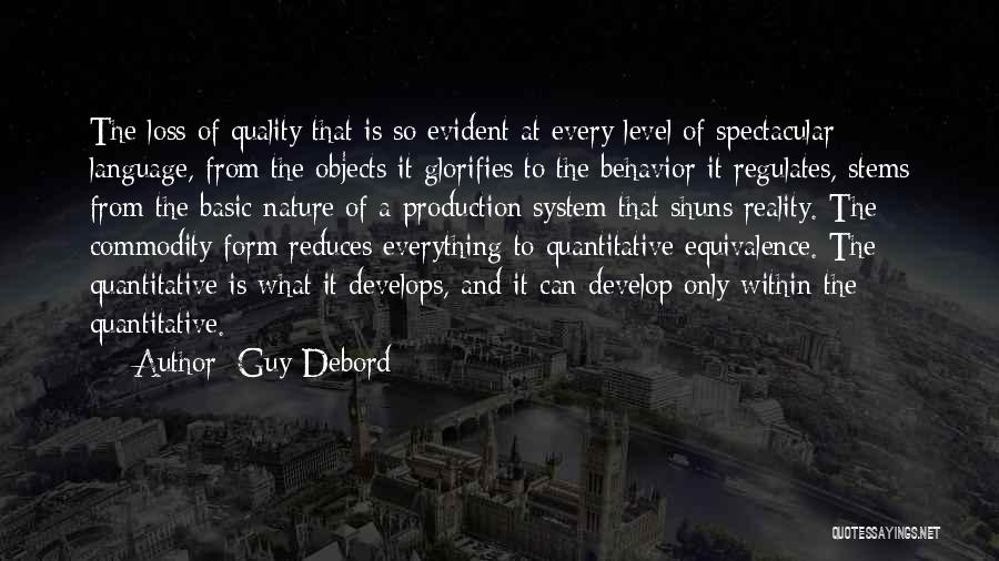 Equivalence Quotes By Guy Debord